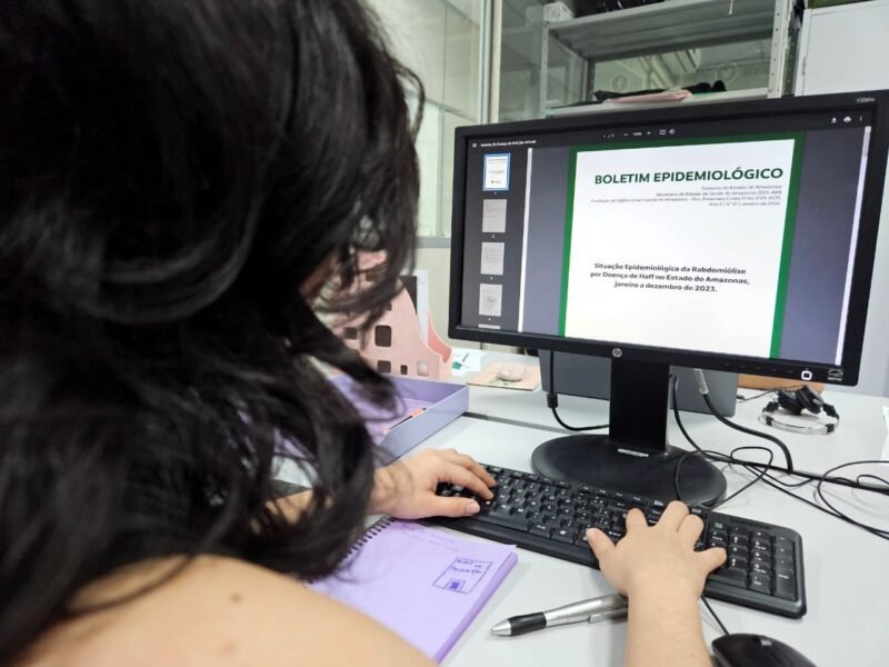 Boletim Epidemiológico de Doença de Haff no Amazonas (Foto: Girlene Medeiros/FVS-RCP) Doença de Haff: Boletim divulga a situação epidemiológica em 2023 no Amazonas