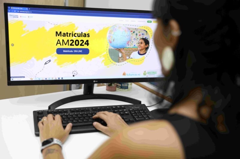 Site matrículas 2024 (Foto: Euzivaldo Queiroz) Mais de 1,8 mil reservas de vagas para novos alunos com deficiência são realizadas em 12 horas no AM