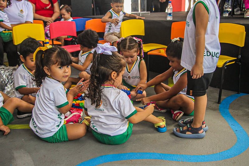 Creche da Prefeitura de Manaus (Foto: Divulgação Arquivo/Semed) Mais de 2 mil inscrições são realizadas nas primeiras horas para as creches em Manaus