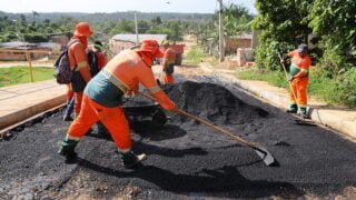 Prefeitura conclui contenção e inicia pavimentação de ruas da comunidade Parque das Tribos