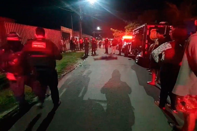 O crime aconteceu na rua São Boaventura, no bairro Santa Etelvina (Foto: Divulgação) Homem invade casa para assaltar, atira em criança e é morto por ‘justiceiro’
