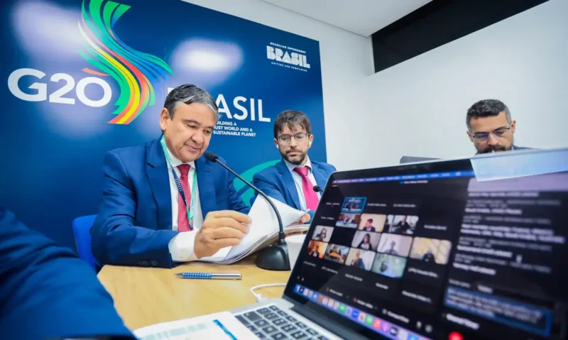 Ministro do Desenvolvimento e Assistência Social, Wellington Dias (Foto: Roberta Aline/MDS) Brasil propõe ao G20 aliança global contra a fome e pobreza
