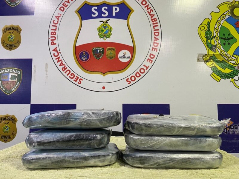 Polícia Militar apreende droga avaliada em mais de R$ 480 mil, em Coari
