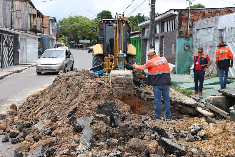 Prefeitura concentra atenção às redes de drenagem profunda no bairro São José