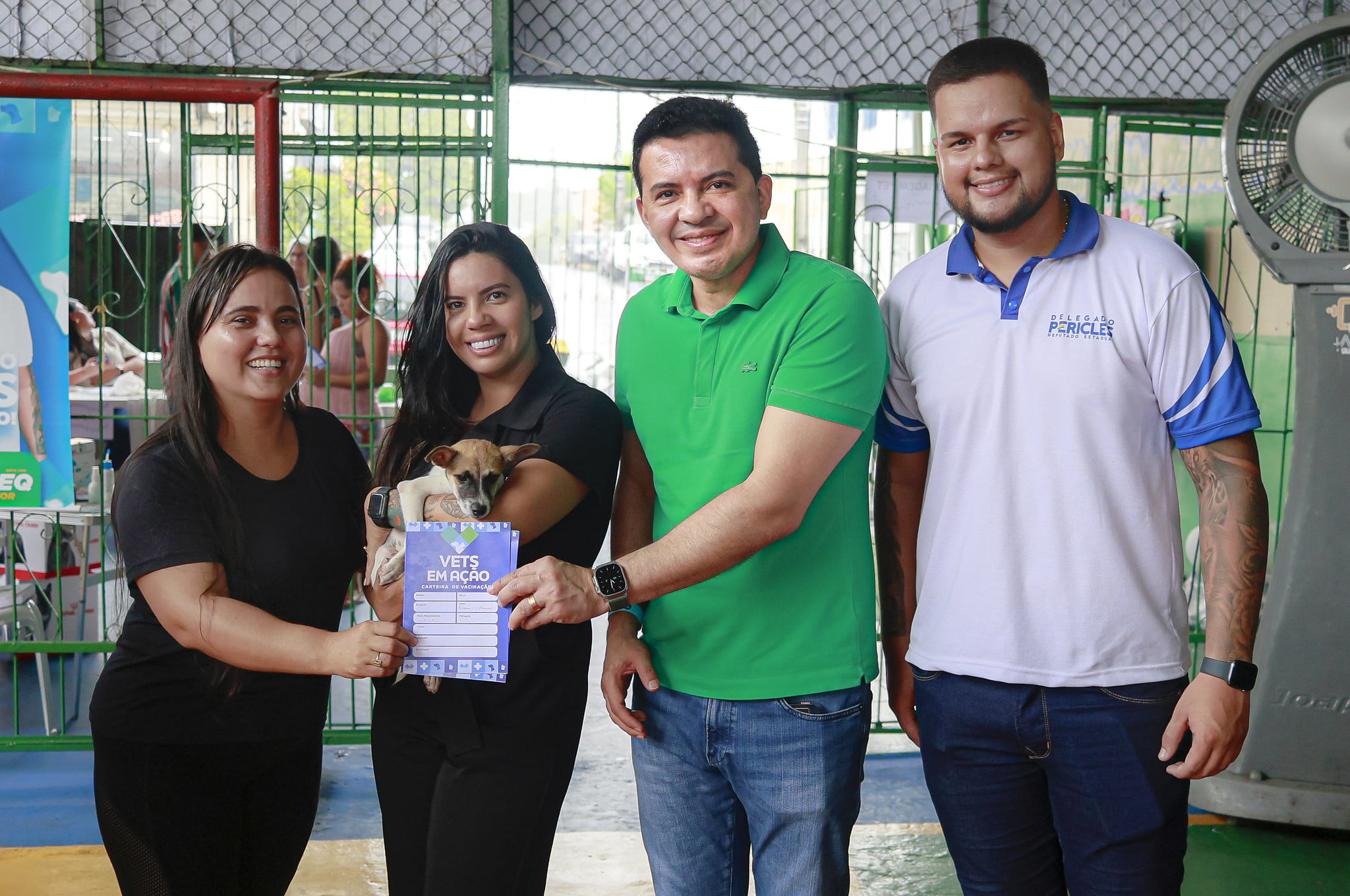 Delegado Péricles leva serviços veterinários gratuitos aos animais do bairro Petrópolis