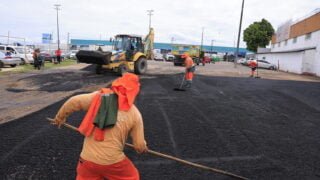 Entorno das feiras da Banana e Manaus Moderna recebe obras de infraestrutura