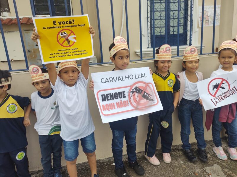 Escolas estaduais apostam em atividades lúdicas para conscientização sobre a dengue