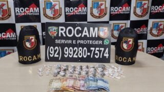 Polícia prende cinco homens por envolvimento com tráfico de drogas