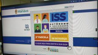 Terceira parcela do ISS para autônomos vence nesta quinta-feira (28)