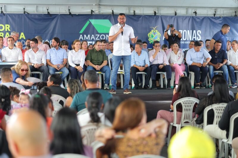 Governador, Wilson Lima (Foto: Divulgação/Secom) Amazonas Meu Lar: Wilson Lima entrega apartamentos do Residencial Ozias Monteiro II