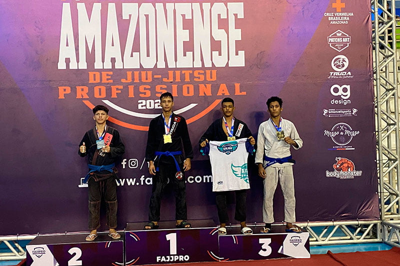 Anjos do Esporte de Carauari são destaque no jiu-jitsu em Manaus