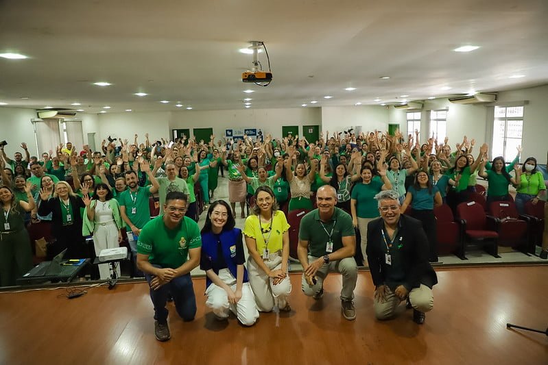 Palestra realizada pela Prefeitura na campanha Abril Verde (Foto: Arthur Barbosa/Semsa) Autocuidado é destaque em palestra realizada pela Prefeitura na campanha Abril Verde