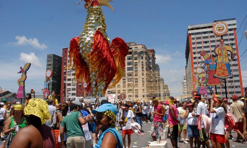 Galo da madrugada, carnaval de Recife (Foto: Antônio Cruz/Agência Brasil) Dirigentes de blocos de carnaval debatem incentivo após reconhecimento