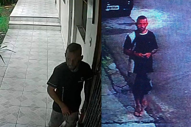 Homem procurado por furto (Fotos: Divulgação/PC-AM) Em Manaus, homem que furtou dinheiro e celular de igreja católica é procurado