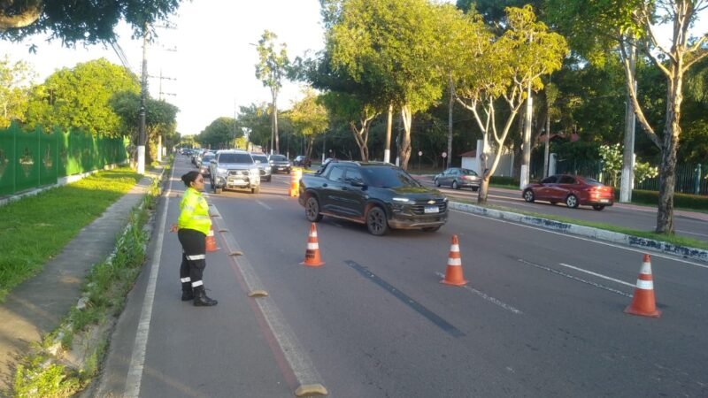 A operação, que será estendida a outras vias da cidade (Foto: Divulgação/IMMU) IMMU implementa fiscalização intensiva em áreas críticas da cidade