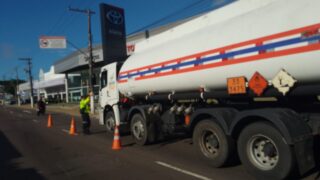 IMMU monitora fluxo de veículos pesados em de Zona Máxima de Restrição