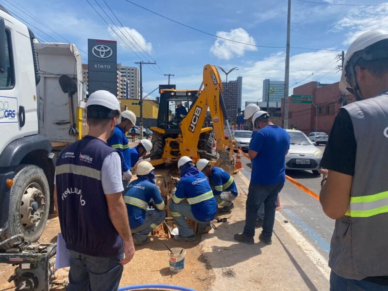 Ageman notifica Águas de Manaus e cobra mais qualidade nas obras de rede de esgoto