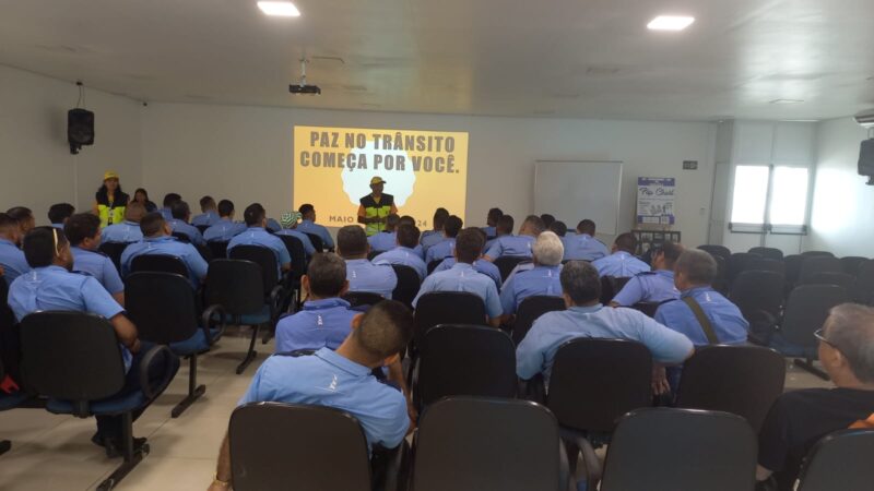 IMMU leva ações educativas a empresa de transporte e passageiros do Terminal 4