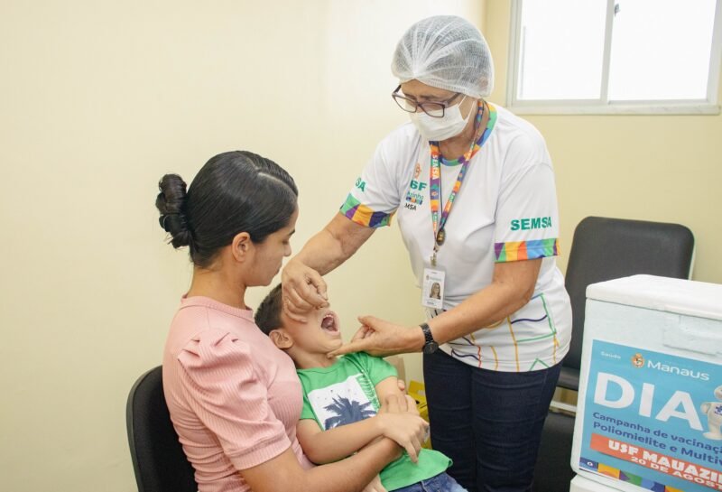 Manaus inicia campanha de vacinação contra a pólio na próxima segunda-feira (27)