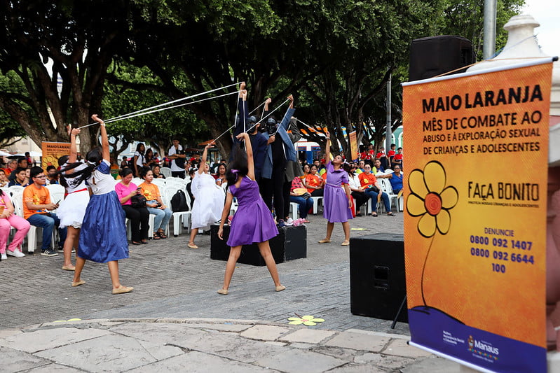 Prefeitura abre a campanha “Maio Laranja”, no Centro da cidade