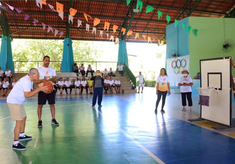 Atividades esportivas (Foto: Divulgação/FDT) Prefeitura realiza a 11ª edição dos Jogos Internos do Parque do Idoso