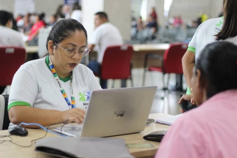 A Semasc, ofertou serviços às pessoas em situação de rua (Foto: Diego Lima/Semasc) Primeiro dia do ‘Registre-se’ atende pessoas em situação de vulnerabilidade