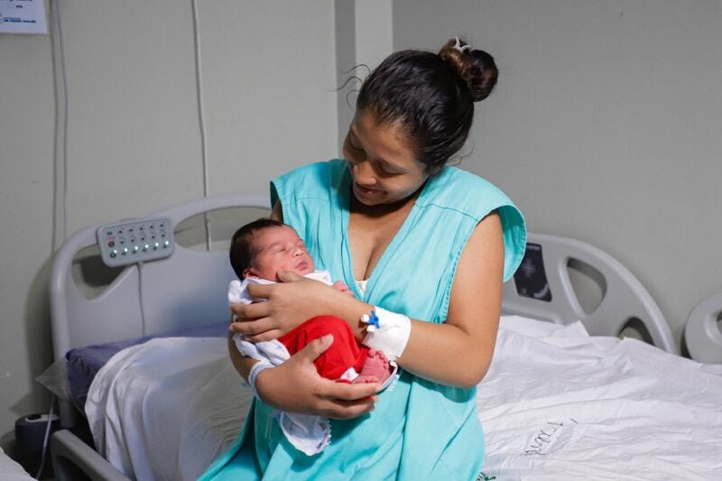 Recém-nascido (Foto: Divulgação/Semsa) Semsa participa do evento “Registre-se” com emissão de declaração de nascido vivo