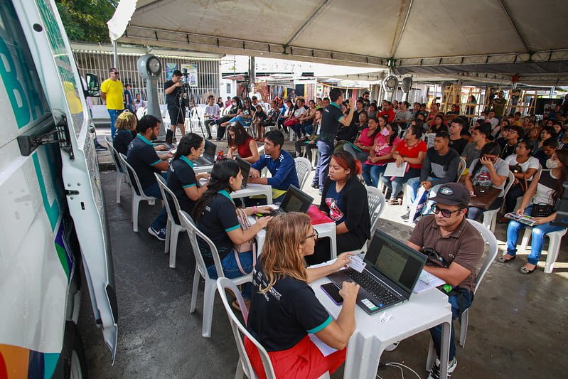 Atendimentos no Sine nos Bairros (Foto: Antônio Pereira/Semcom) ‘Sine nos Bairros’ atende em três bairros de Manaus neste sábado (11)