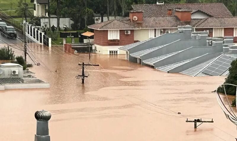 Chuvas no Rio Grande do Sul (Foto: Arquivo Pessoal/Divulgação) Sobe para 83 número de mortes no Rio Grande do Sul pelas fortes chuvas