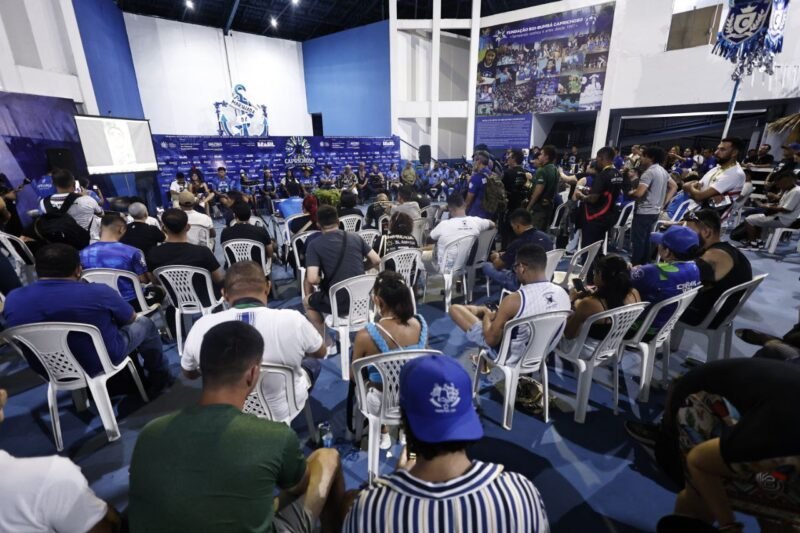 O Touro Negro promete dar destaque às raízes e tradições do bumbá (Foto: Marcely Gomes/SEC) Boi Caprichoso apresenta projeto de arena para as três noites de festa