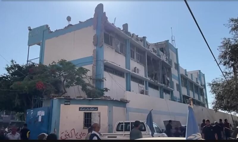 Ataque de Israel contra escola da ONU em Gaza (Foto: Reprodução) Brasil condena ataque de Israel contra escola da ONU em Gaza