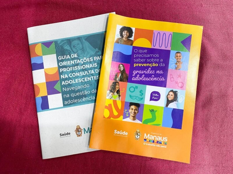 A publicação dirigida aos adolescentes, que contempla a população dos 10 aos 19 anos (Foto: Divulgação/Semsa) Cartilha é produzida para fortalecer estratégias de prevenção à gravidez na adolescência