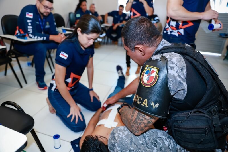 Detran-AM promove treinamento de agentes de trânsito que atuarão no evento
