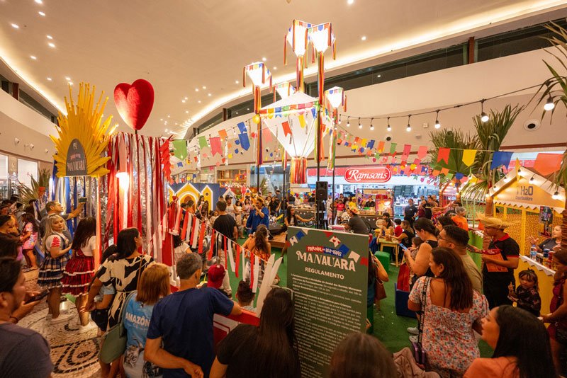 Arraial dos Bumbás (Foto: Divulgação) Manauara Shopping recebe cantores, no clima de Boi Bumbá