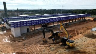 Obras de infraestrutura avançam no Terminal de Integração 7