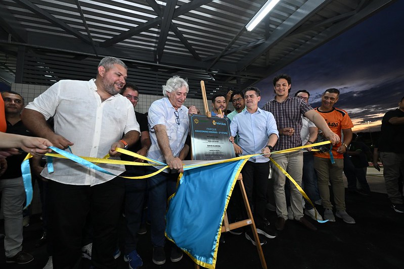 Prefeitura de Manaus inaugura segunda etapa do parque linear Amazonino Mendes