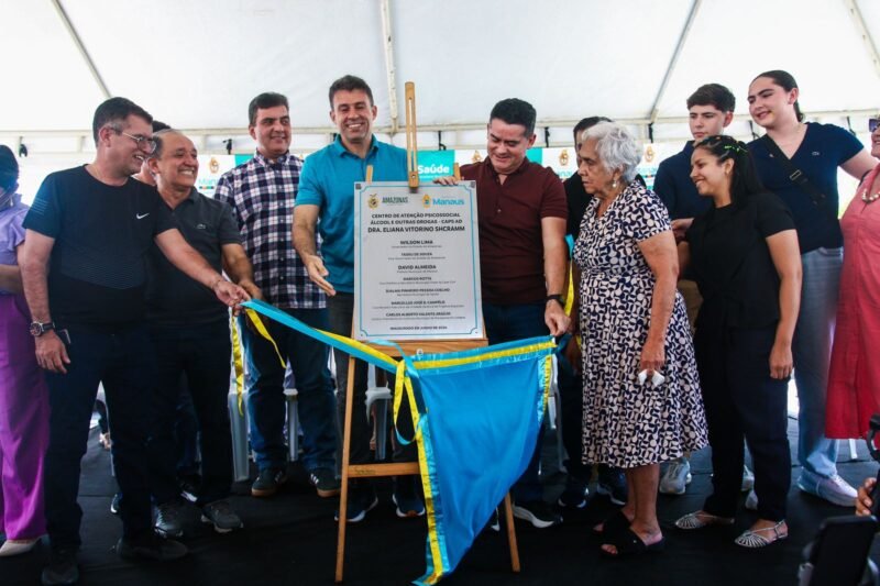 Inauguração do Centro de Atenção Psicossocial (Caps AD) Dra. Eliana Vitorino Schramm (Foto: Juan Sullivan /Semcom) Prefeitura inaugura novo Caps no parque Amazonino Mendes
