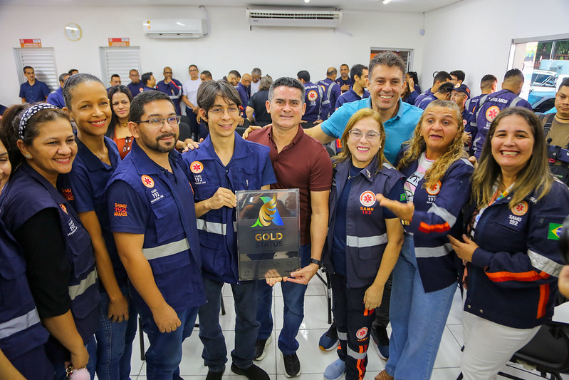 Samu recebe placa de selo internacional de excelência em socorro a pacientes com AVC