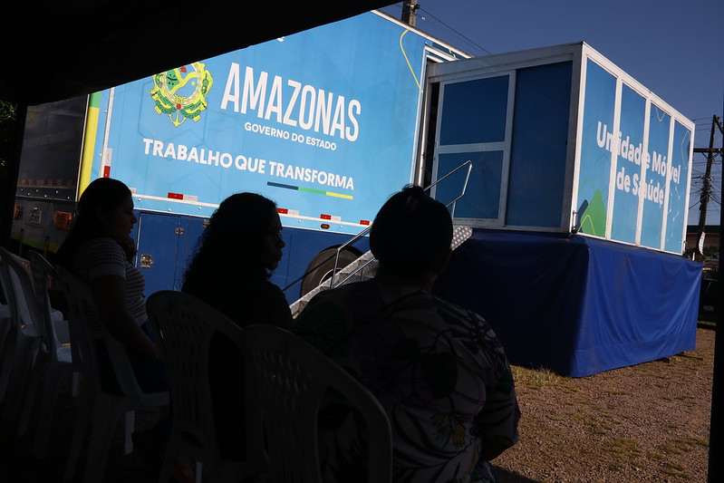 Carreta de Saúde começa a atender em Iranduba, para realização de exames de imagens