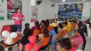 Em Manaus, unidade do Prato Cheio passam a ter pontos de orientação do Crédito Rosa