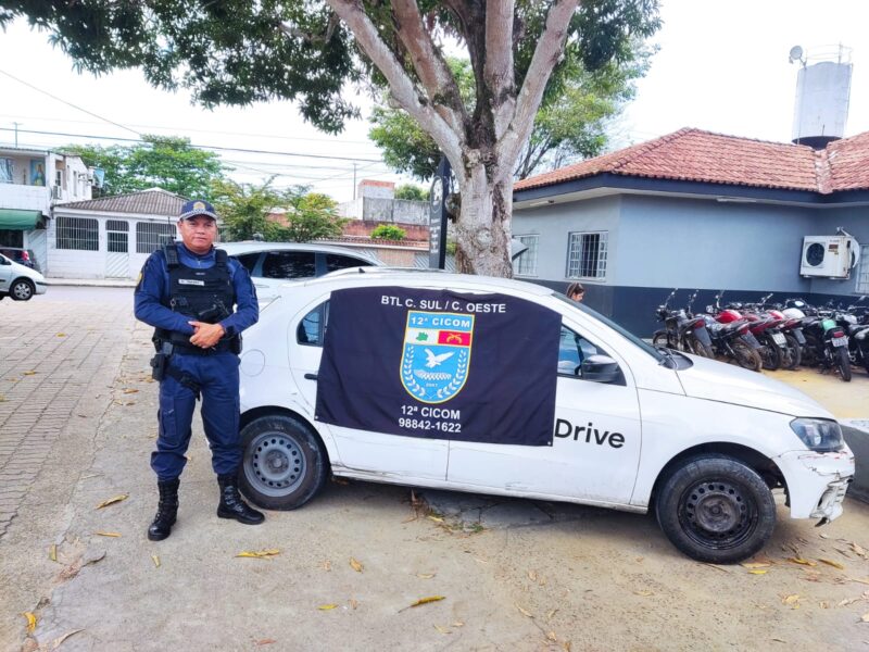 Em menos de 24h, Polícia Militar do Amazonas recupera veículo roubado