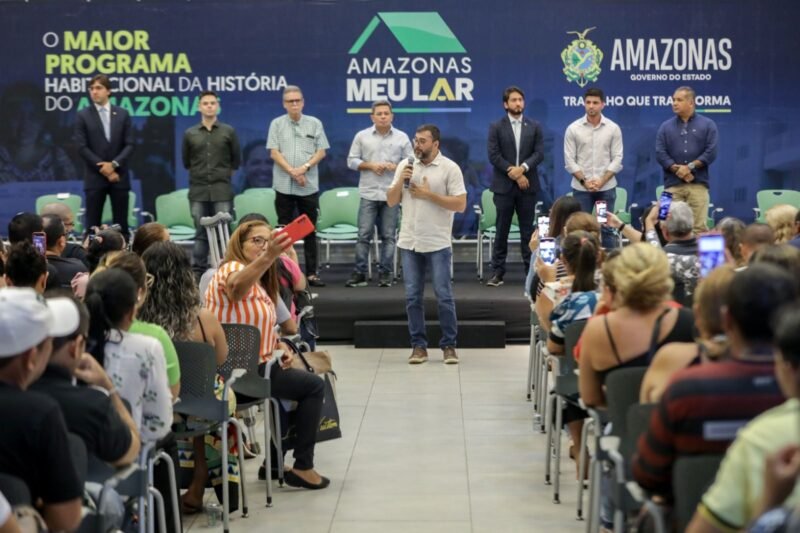 Governador Wilson Lima (Foto: Divulgação/Secom) Governador anuncia convocação de primeiros pré-cadastrados no Amazonas Meu Lar