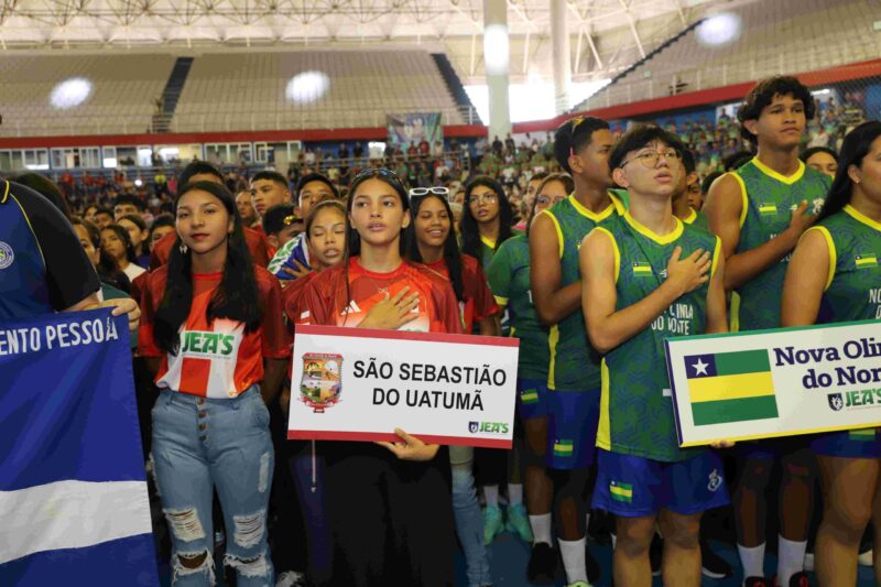 Mais de 5 mil alunos participam da abertura dos Jogos Escolares do Amazonas