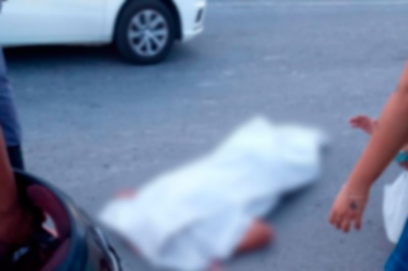 O motociclista morreu após bater contra uma picape (Foto: Divulgação) Sem CNH e capacete, motociclista morre após acidente em Manaus