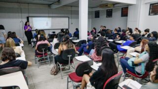 Agosto Lilás: Sejusc realiza palestra sobre direitos da mulher na Faculdade Nilton Lins