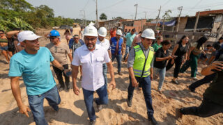 Parque Solimões recebe obras do programa 'Asfalta Amazonas'