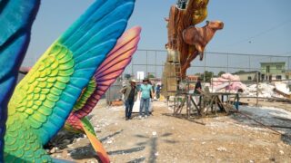 Prefeito David Almeida vistoria obras da segunda etapa do parque Gigantes da Floresta