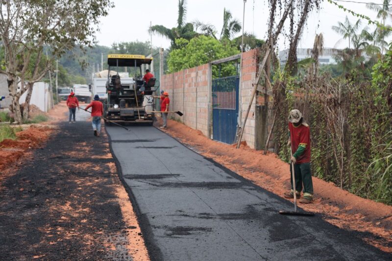 Comunidade Nações Indígenas recebe serviços de infraestrutura da prefeitura