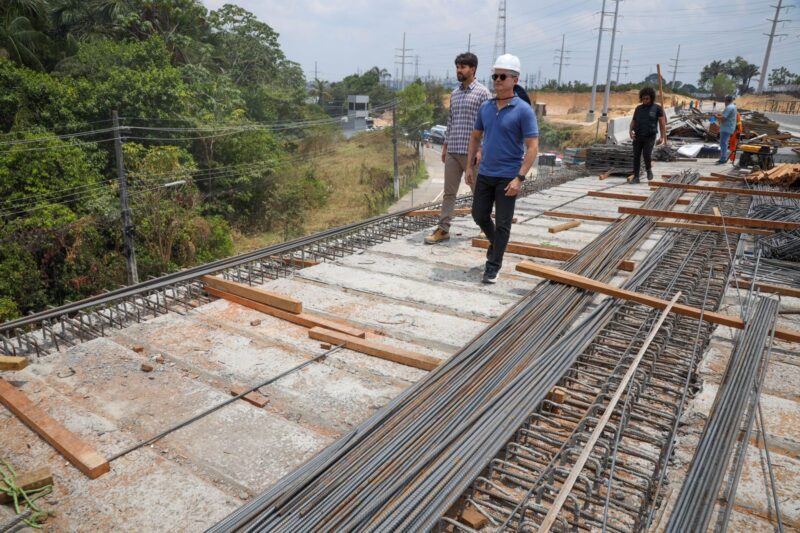 David Almeida anuncia entrega do viaduto Márcio Souza para segunda quinzena de outubro