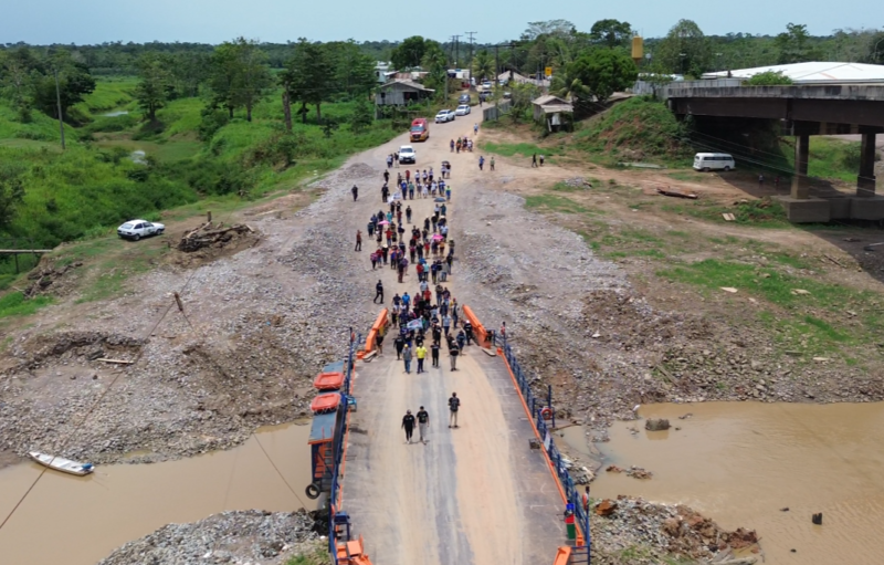 DPE-AM visita trechos da BR-319 onde pontes desabaram